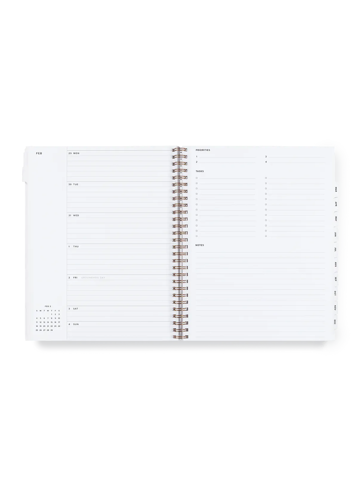 2025 Appointed Year Task Planner - Cobalt Yellow
