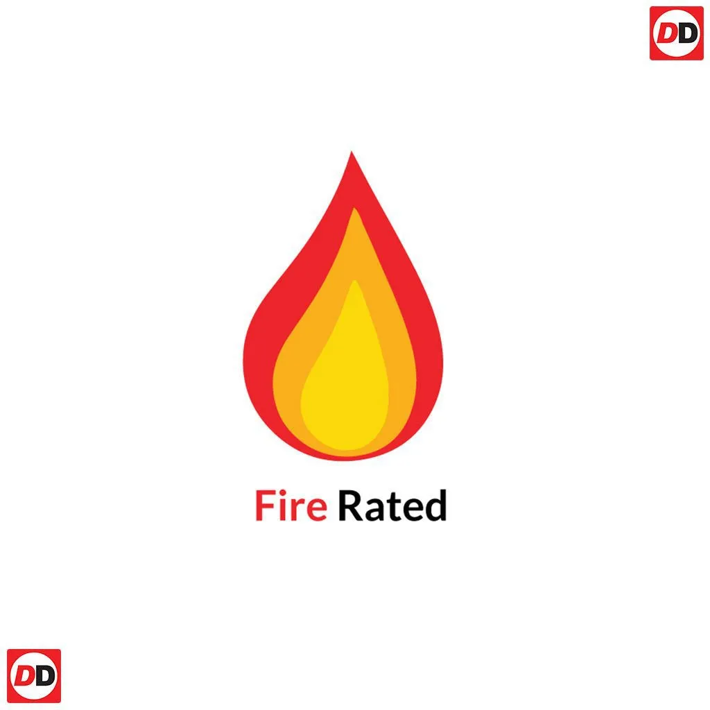 4 Panel Oak Fire Internal Door - Raised Mouldings - 30 Minute Fire Rated