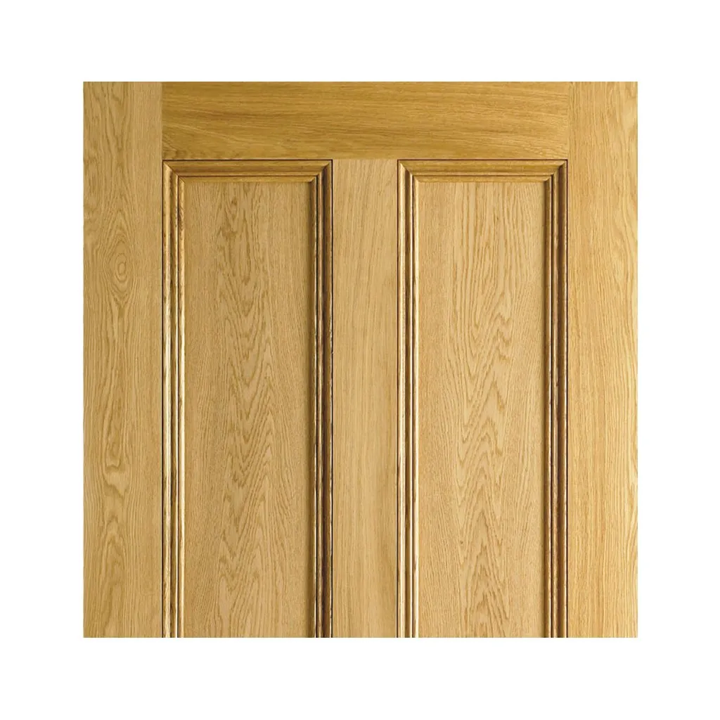 4 Panel Oak Fire Internal Door - Raised Mouldings - 30 Minute Fire Rated