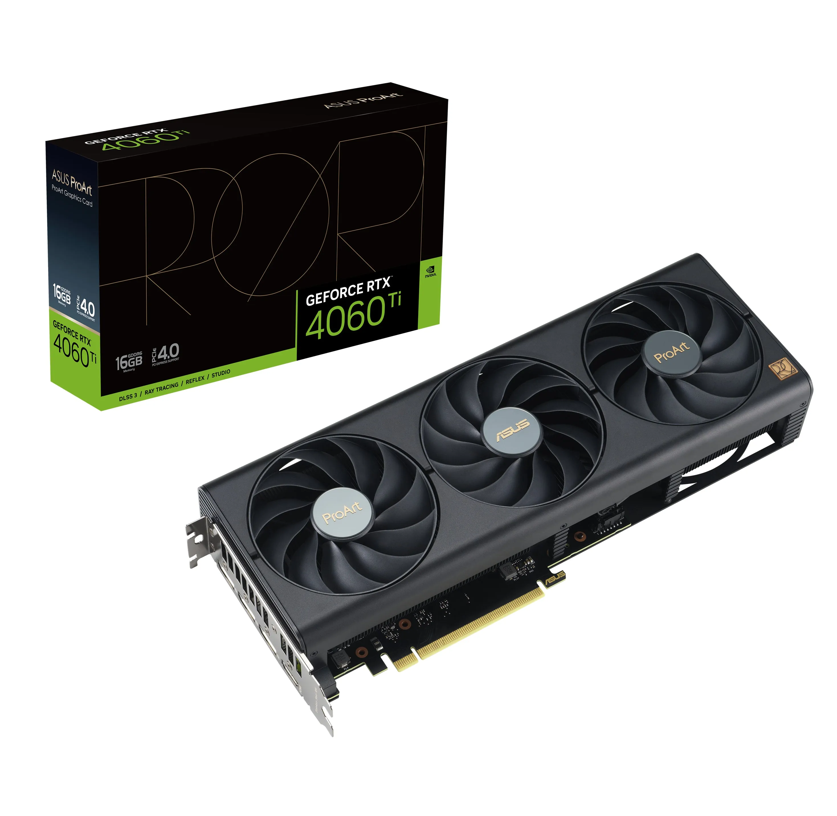 Asus Proart Geforce Rtx 4060 Ti 16Gb - Graphics Card - Geforce Rtx 4060 Ti - 16 Gb