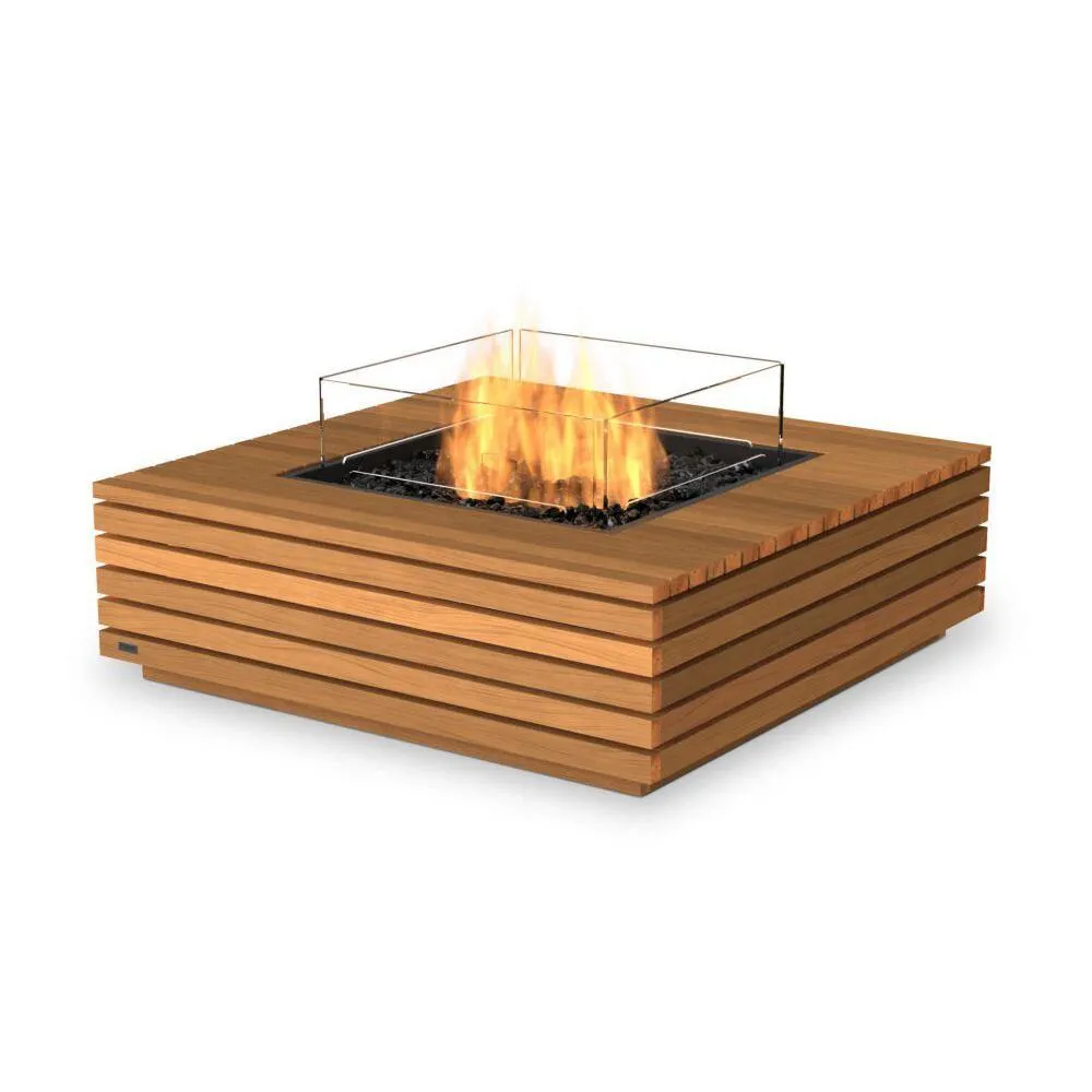Base 40 Freestanding Fire Table - Teak