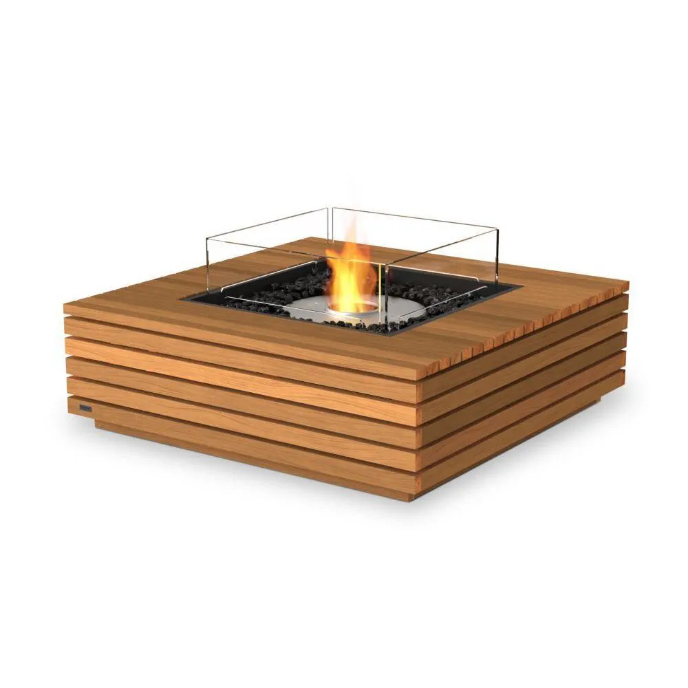 Base 40 Freestanding Fire Table - Teak