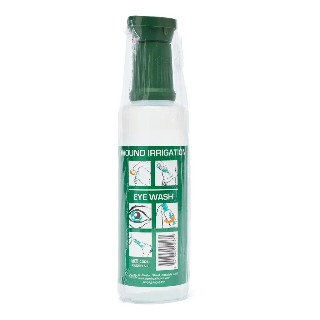 Eyewash Saline with Eye Cup 500ml