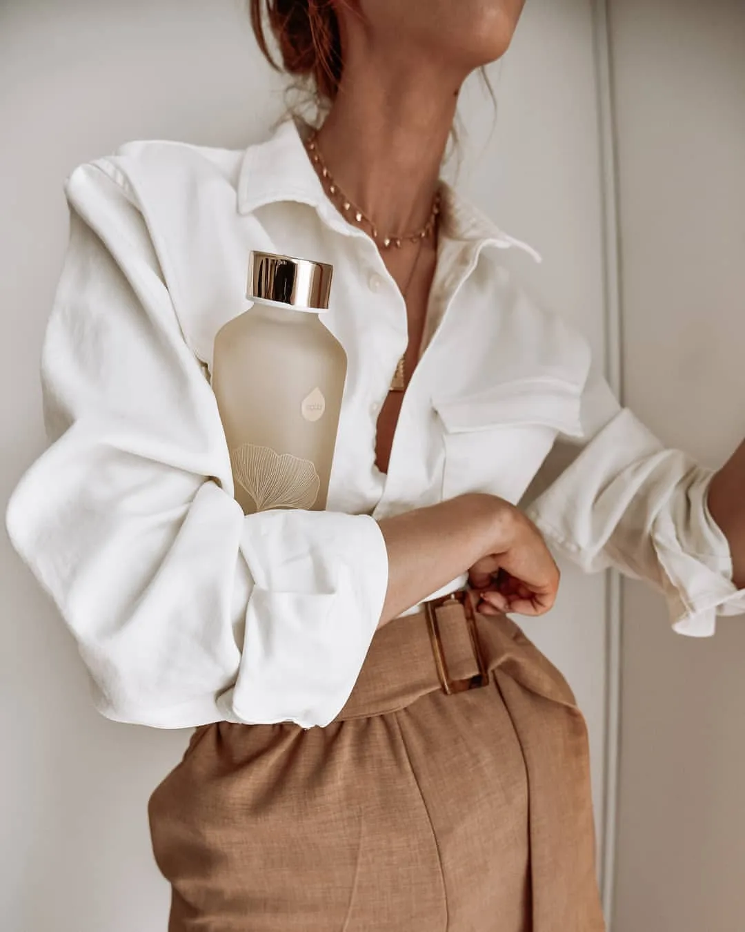 Ginkgo Glass Bottle
