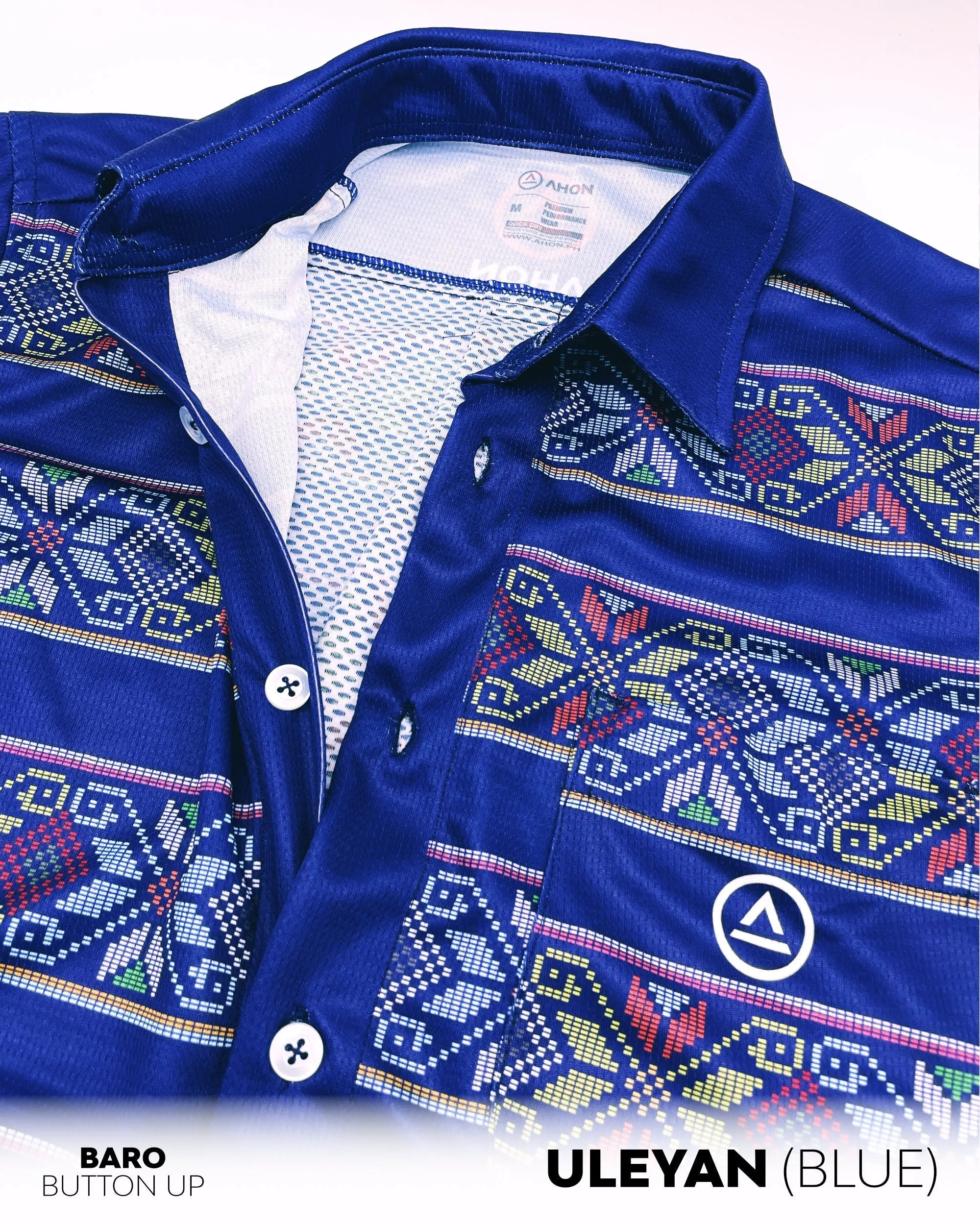 Uleyan Baro button up shirt (navy blue)